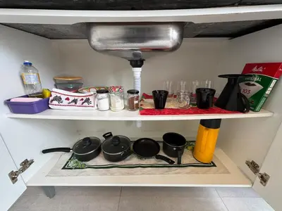 A cozinha ou kitchenette de Apto térreo em Tijucas n 04