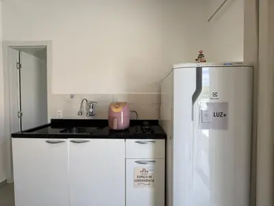 A cozinha ou kitchenette de Apto térreo em Tijucas n 04