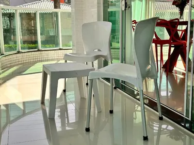 A planta de B100 - Apto para aluguel perto da praia 08 pessoas
