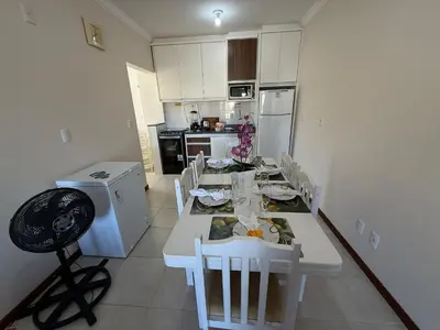 A cozinha ou kitchenette de Cód 183 - Ap. aconchegante a 70m do mar