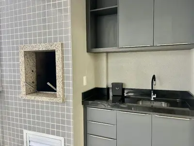A cozinha ou kitchenette de Piscina no condomínio! Apto em Palmas! VZ01I