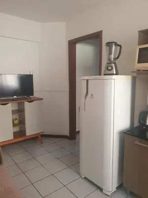 A cozinha ou kitchenette de Apartamento de 35 m2 em Itapema