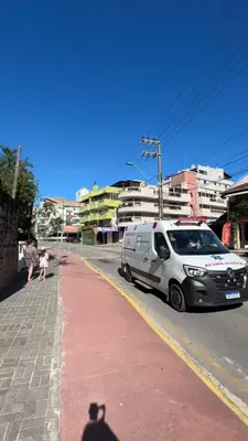 A planta de Apartamentos 10m Mar Bombinhas - Morada de Praia Suítes