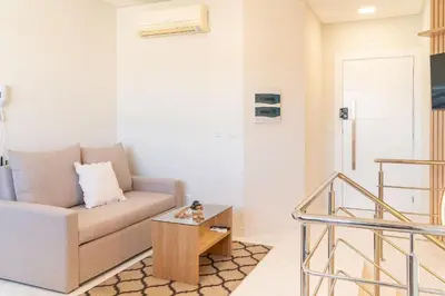 Uma televisão e/ou sistema de entretenimento em Cobertura duplex com 02 suítes