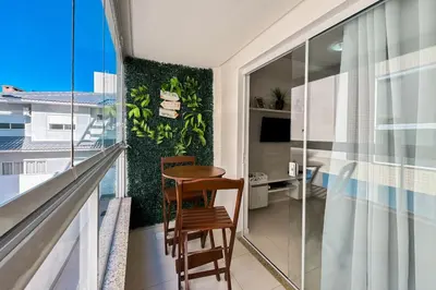 A cozinha ou kitchenette de Apto bem localizado a 400 mtrs da Praia de Palmas - 0131