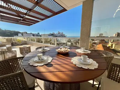 Uma varanda ou terraço em Residencial Vienna Park