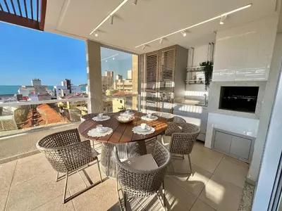 Uma varanda ou terraço em Residencial Vienna Park