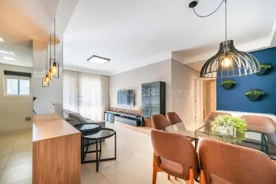 A planta de Terrazo 407A - Apto 2 quartos em condomínio de luxo à 300 metros da Praia de Bombas
