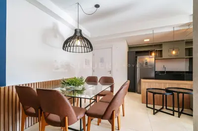 A planta de Terrazo 407A - Apto 2 quartos em condomínio de luxo à 300 metros da Praia de Bombas