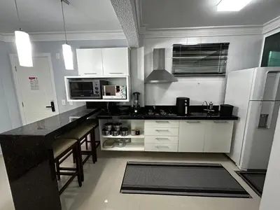 A cozinha ou kitchenette de Apto em condomínio com lazer completo!