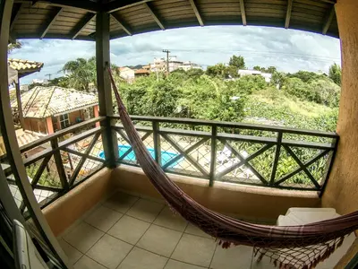 Uma varanda ou terraço em Morada Dos Ventos