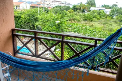 Uma varanda ou terraço em Morada Dos Ventos