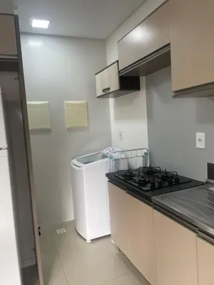 A cozinha ou kitchenette de Apartamento à 370m do mar