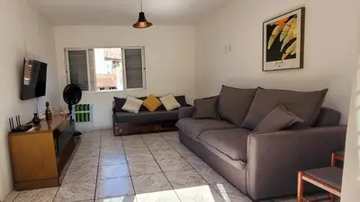 Uma área de estar em Casa Ensolarada
