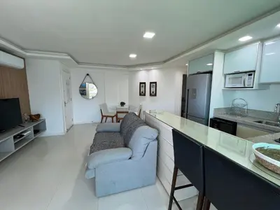 A cozinha ou kitchenette de Residencial Solar das Ilhas - Praia de 4 Ilhas/SC