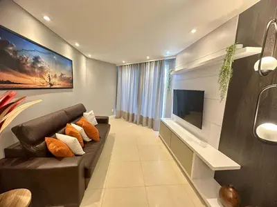 Uma televisão e/ou sistema de entretenimento em 128A - Boulevard Bombinhas – até 6 pessoas