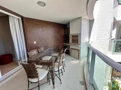 Uma varanda ou terraço em 128A - Boulevard Bombinhas – até 6 pessoas