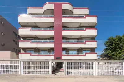 O edifício onde o apartamento está situado