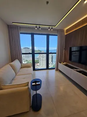 A planta de Flat c/ vista mar - 280m da praia