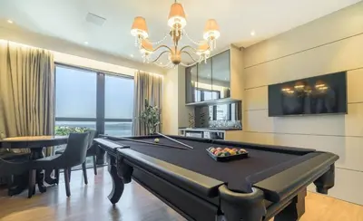 A planta de Flat c/ vista mar - 280m da praia