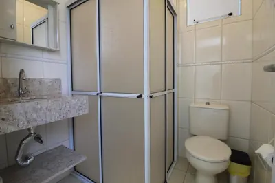Uma casa de banho em Cobertura Solar das gaivotas