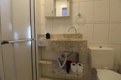 Uma casa de banho em Cobertura Solar das gaivotas