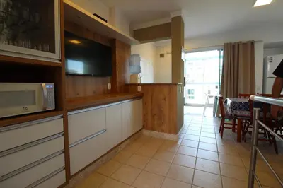A cozinha ou kitchenette de Cobertura Solar das gaivotas