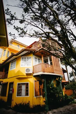 O edifício onde a estalagem está situado