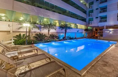 A piscina em ou perto de Apartamento em Bombinhas