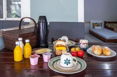 Refeições no aparthotel ou nas proximidades