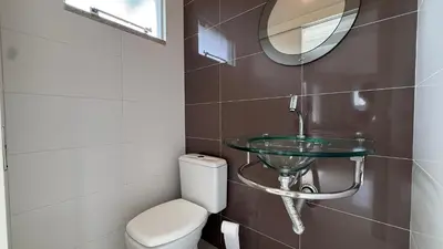 Uma casa de banho em Casa Paraíso do Canário