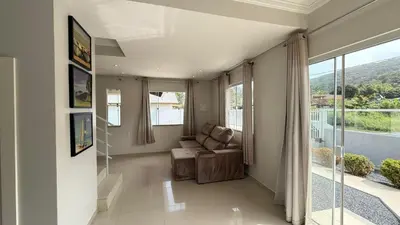 Uma área de estar em Casa Paraíso do Canário