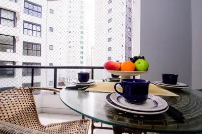 A planta de Apartamento a 150m da Praia VB1446