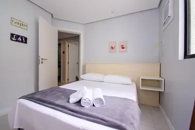 A planta de Apartamento a 150m da Praia VB1446