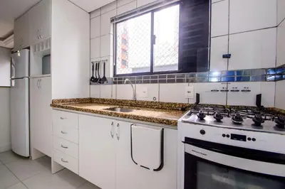 A planta de Apartamento a 150m da Praia VB1446