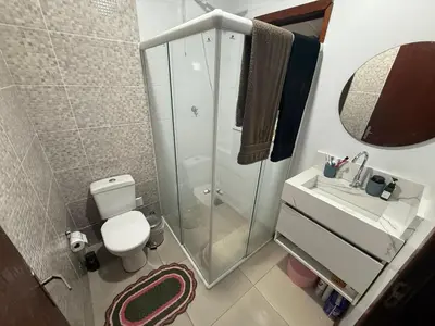 Uma casa de banho em Casa grande 500mt de Mariscal beach