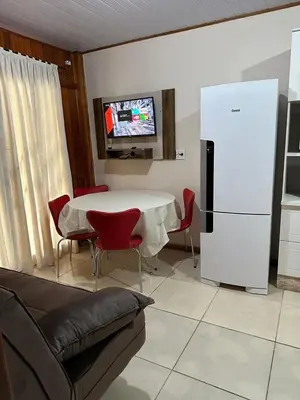 A cozinha ou kitchenette de Casa grande 500mt de Mariscal beach