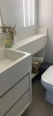 Uma casa de banho em Apê de fundos em condo beira mar com garagem e Wi-Fi