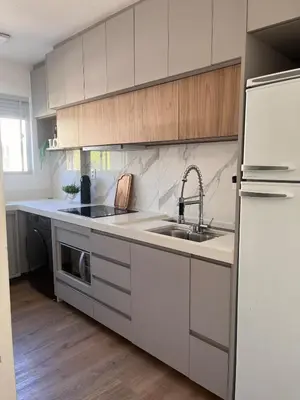 A cozinha ou kitchenette de Aroeira Ap