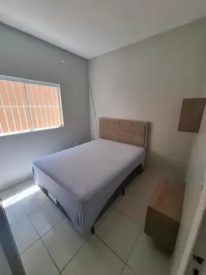 A planta de Casa Privativa - Pisicna, AR, Wifi, 2 quartos, 2 Banheiros, Garagem - Porto Belo, Perequê