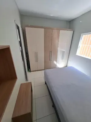 A planta de Casa Privativa - Pisicna, AR, Wifi, 2 quartos, 2 Banheiros, Garagem - Porto Belo, Perequê