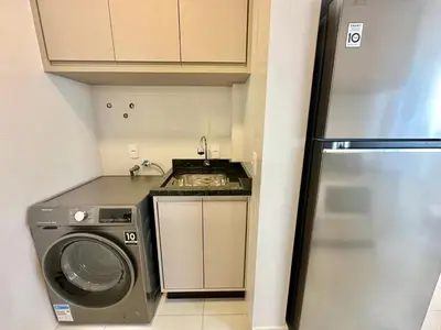 A cozinha ou kitchenette de Achei Itapema • Novara Residencial, Perequê PB/SC