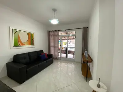 Uma área de estar em Cód 129 - Casa c/ sinuca a 300m da praia