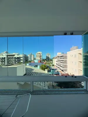 Uma vista geral de Governador Celso Ramos ou a vista da cidade a partir do apartamento
