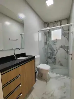 Uma casa de banho em Residêncial Campinas a 400 Metros da praia de Palmas