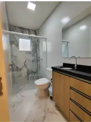 Uma casa de banho em Residêncial Campinas a 400 Metros da praia de Palmas