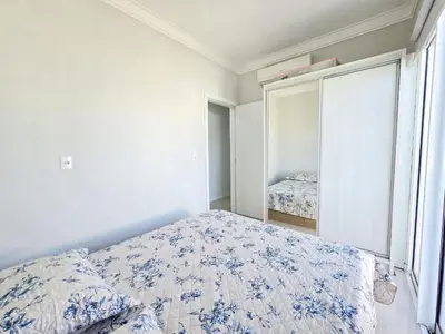 Uma cama ou camas num quarto em 111 - Cobertura com 03 quartos e piscina!