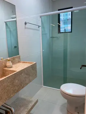 A planta de Apartamento Frente Mar Itapema, Santa Catarina