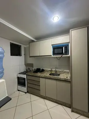 A cozinha ou kitchenette de Sol de bombinhas