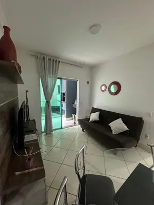 Uma área de estar em Sol de bombinhas